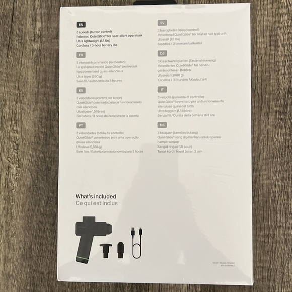 Hyperice Hypervolt Go 2 in Black - Picture 2 of 4